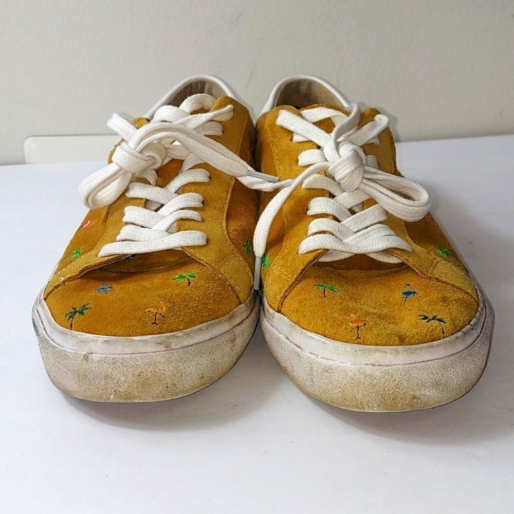 Lucky Brand Darleena Suede Sneakers Sz 9 - Picture 3 of 10
